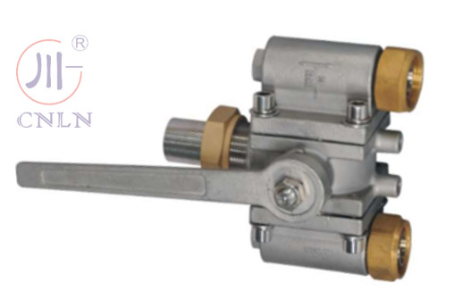 Valvola a sfera a tre vie in acciaio inossidabile DN25 per GNL/LOX/LN2/LAR/LCO2 gas liquido/serbatoio/contenitore