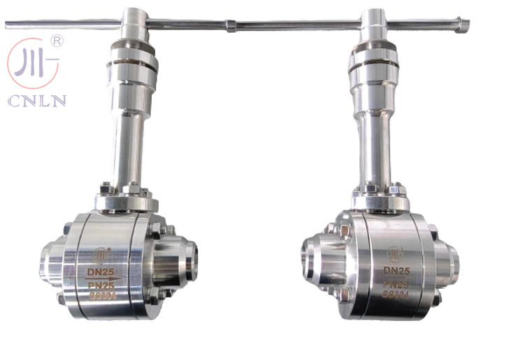 DN50 PN40 SS Valvola a sfera criogenica per GNL/LOX/LN2/LAR/LCO2 gas liquido/Skid/Container