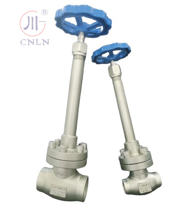 CF3/CF8 Valvola a sfera criogenica in acciaio inossidabile DN25/DN15 per GNL/LOX/LN2/LAR/LCO2