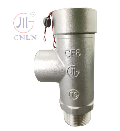 Valvola di sicurezza a bassa sollecitazione criogenica DN15 PN40 SS304/316 per serbatoio/scivolo/remolchio