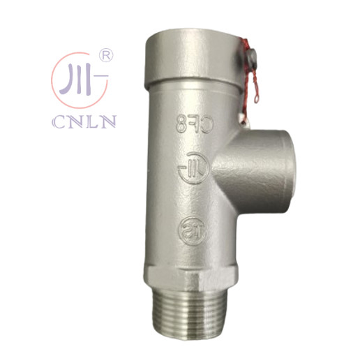 Valvola di sicurezza a bassa sollecitazione criogenica DN15 PN40 SS304/316 per serbatoio/scivolo/remolchio