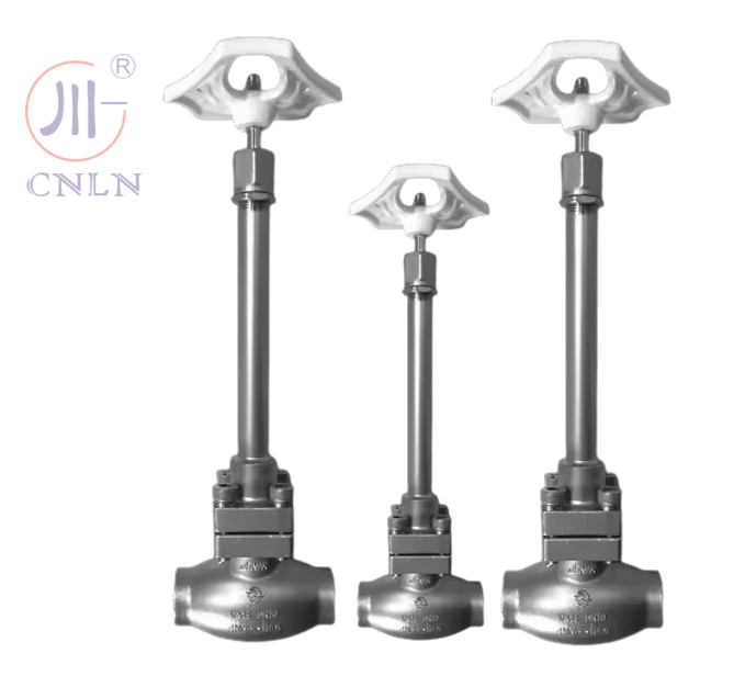 SS304/316 Valvola a sfera criogenica tipo tronco lungo D ((DN10-100mm) per GNL/LOX/LN2