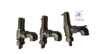 Valvola di sicurezza PTFE criogenica completamente aperta con connettore a gomito
