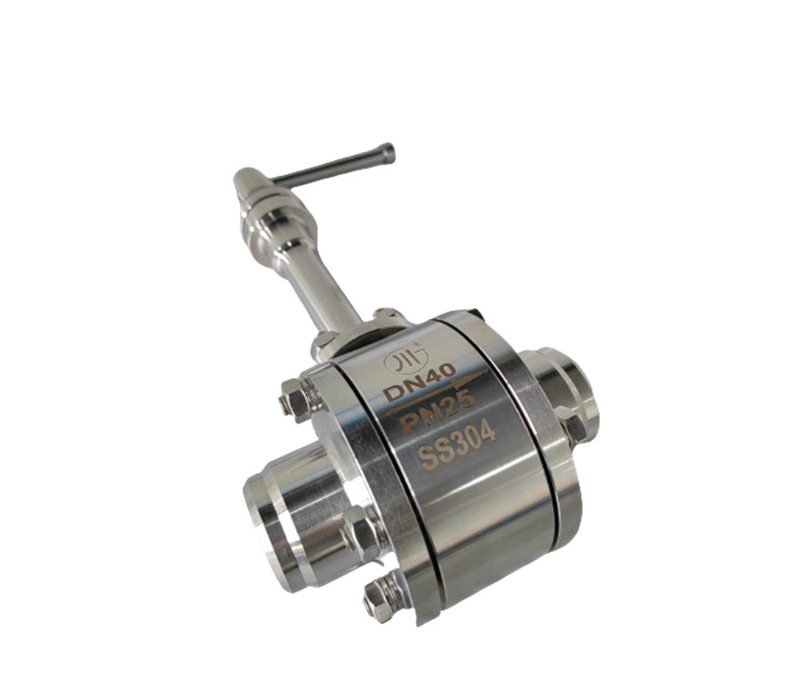 Saldatura manuale a fusoliera a tronco lungo SS304 o SS316 Valvola a sfera criogenica a pressione personalizzata