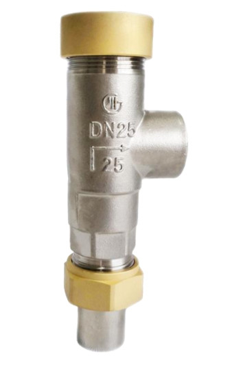 SS304/316 DN15 PN40 Valvola di sicurezza criogenica a basso sollevamento per serbatoi / skid / container