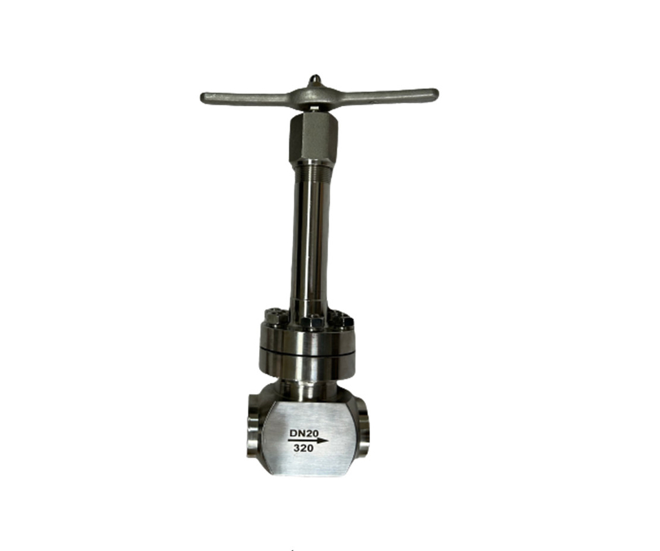 LNG LOX LIN LAR LCO2 Serbatoio Criogenica Valvola globulare ad alta pressione -196- 80 °C CF8/CF3 3/8''-4
