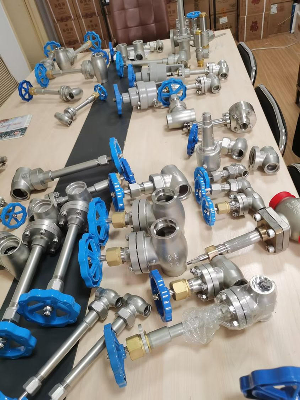 Valvola di controllo criogenica della flangia per serbatoio di gas liquidi LNG LOX LIN LAR LCO2