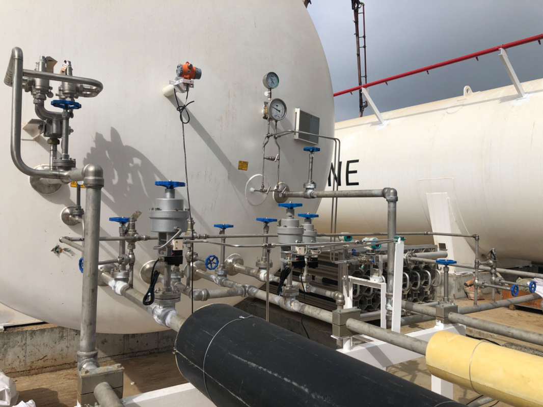 Valvola di controllo ad alta pressione per gas liquidi criogenici Lox Lng Lin PN320