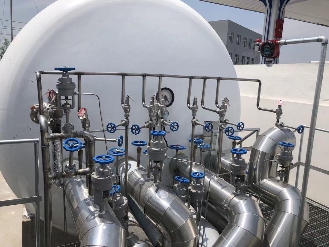 LOX LNG LIN LAR Serbatoio criogenico liquido Valvola di controllo ad alta pressione, valvola globe PN320 Alta qualità