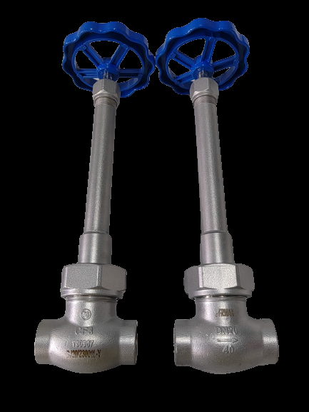 DN32 Valvola a sfera criogenica in acciaio inossidabile 304/316 per serbatoio per tubi LOX con un intervallo di temperatura da -196°C a +80°C
