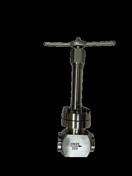 Valvola a sfera criogenica ad alta pressione da 42 MPa con corpo di valvola CF8/CF3 per applicazioni a GNL/LOX/LIN e gamma di temperature da -196 a +80°C
