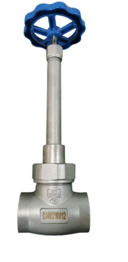 Valvola a globo criogenica certificata CE con pressione massima di 5.0 MPa e costruzione in acciaio inossidabile 304/316 per applicazioni LNG LOX LIN LAR