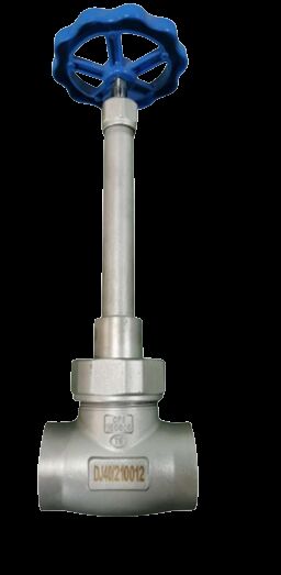 Valvola a globo criogenica certificata CE ISO con pressione massima di 5,0 MPa in acciaio inossidabile 304/316 e intervallo di temperatura da -196 a +80°C