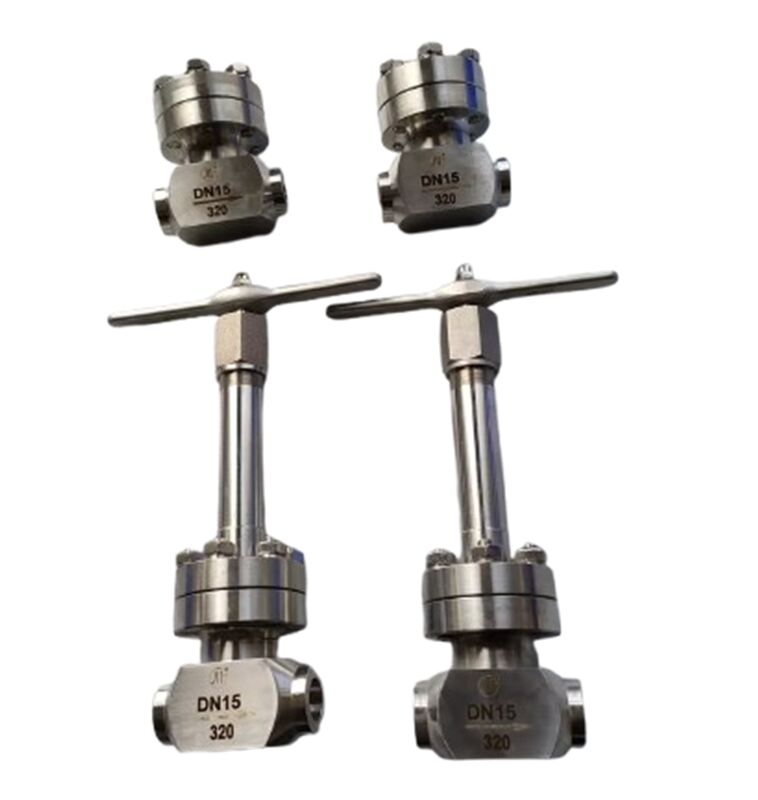 Valvola di ritegno criogenica con pressione massima di 320 Mpa in acciaio inossidabile 304/316 per intervallo di temperatura da -196 a +80°C