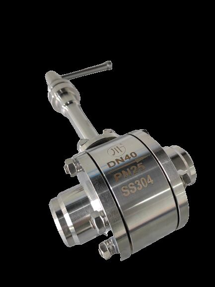 Valvola a sfera criogenica con connessione a flange e funzionamento a ruota a mano adatta per LNG LN2 LAr