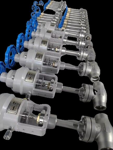 Valvola a sfera criogenica in acciaio inossidabile 304/316 con temperatura compresa tra -196 e +80°C e pressione massima di 5,0Mpa