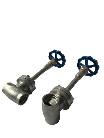 Valvola a sfera criogenica CF8 CF8M a tronco lungo per GNL/LOX/LN2/LAR/LCO2